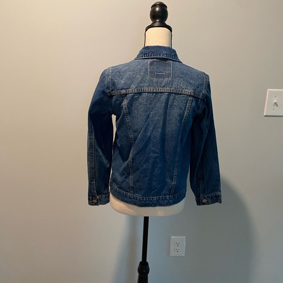 Levi’s Trucker Western Denim Jean Jacket Youth Medium Size 10-12 Years Cotton - Picture 7 of 7